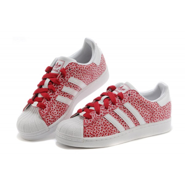 adidas superstar 2 femme rouge